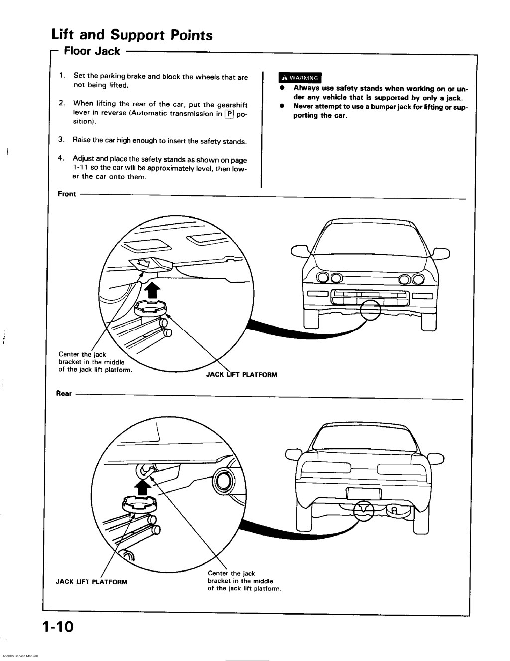 Picture of: Acura Integra  –  Service Manual – Downloads – Hondahookup