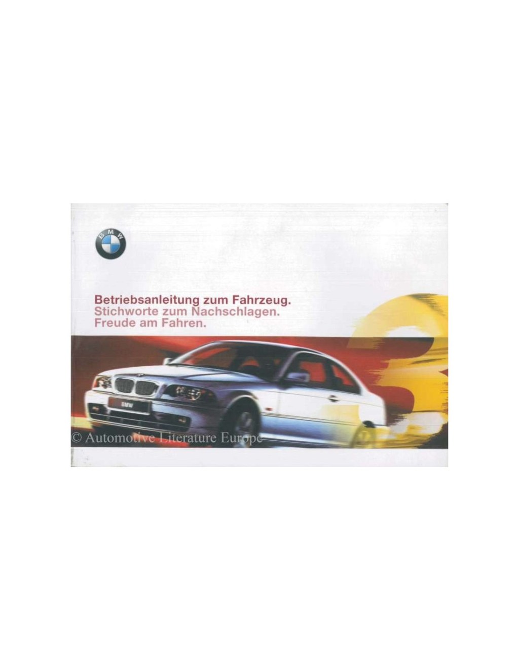 Picture of: BMW  SERIES COUPE OWNERS MANUAL HANDBOOK