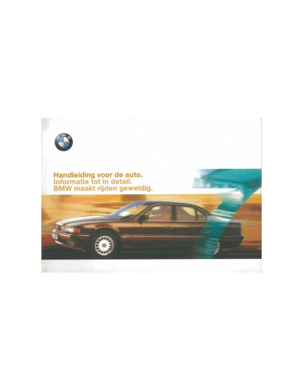 Picture of: BMW  SERIES OWNER’S MANUAL DUTCH