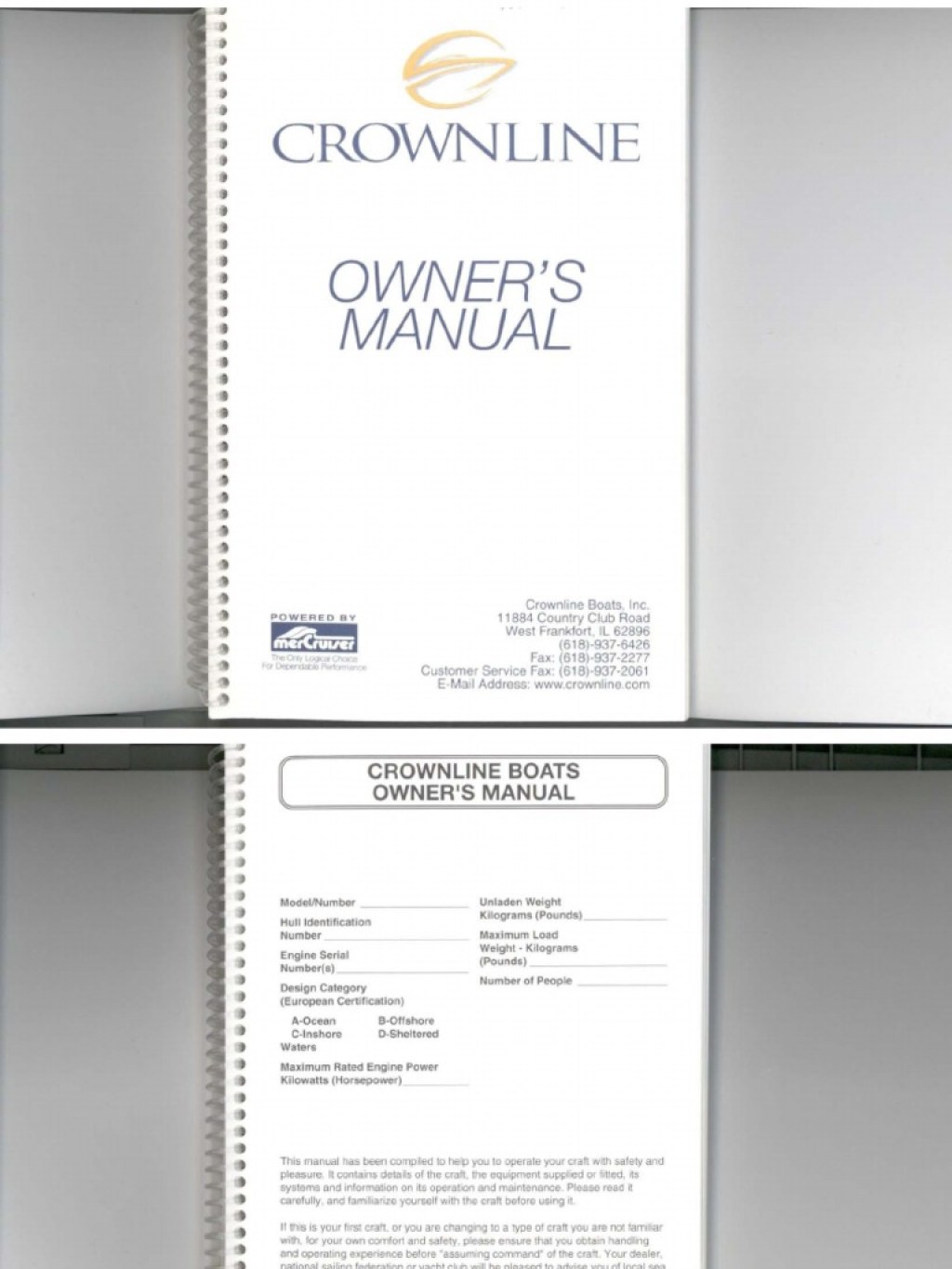 Picture of: Boat – – Updated Crownline Owners Manual  PDF  Transport