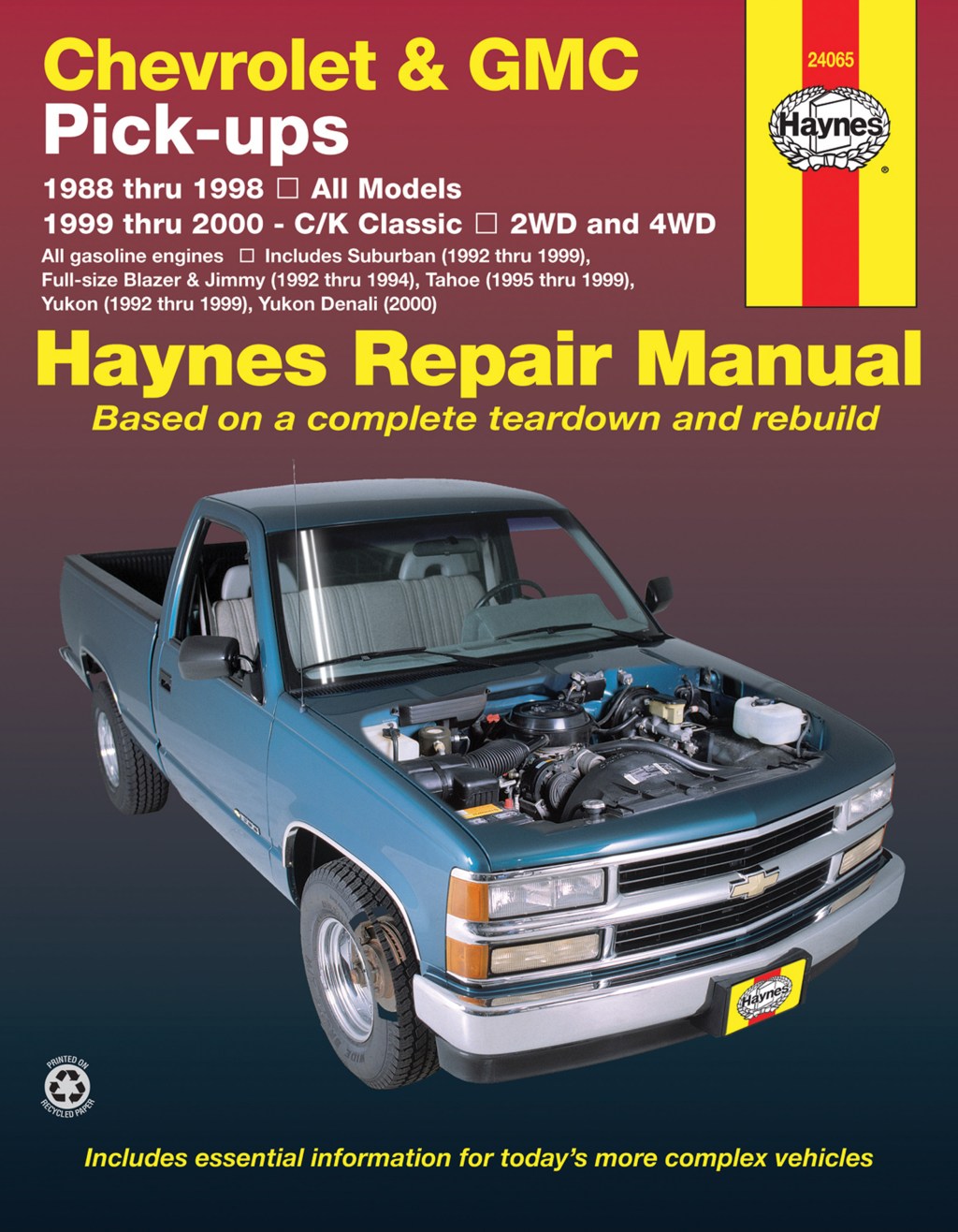 Picture of: Bundle: Chevrolet & GMC Full-size Gas Pick-ups (-) & C/K Classics  (-) Haynes Repair Manual