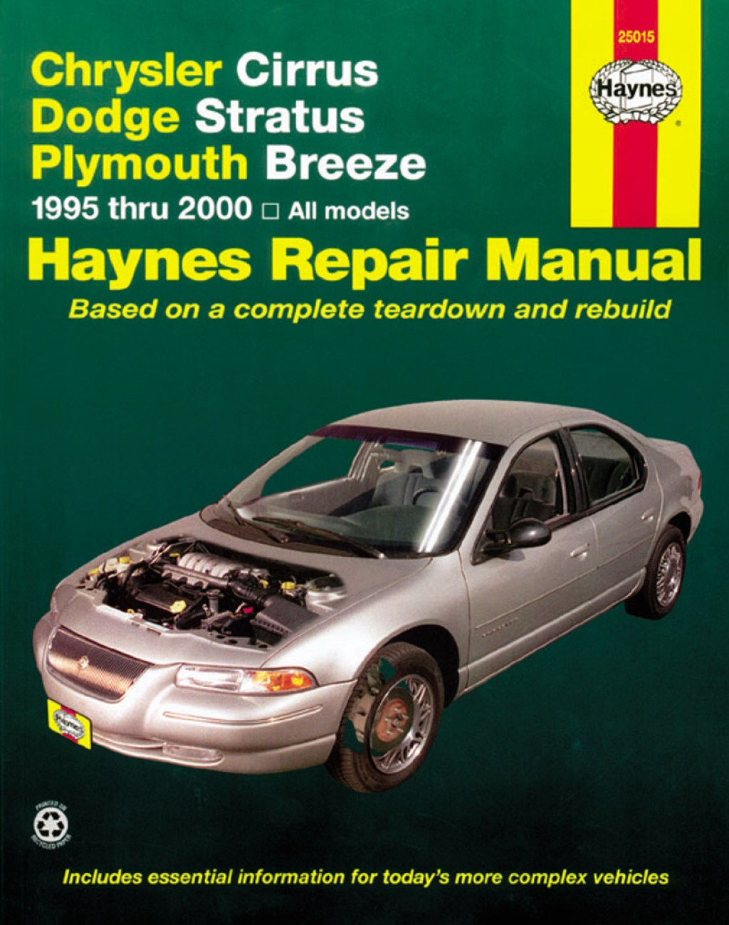 Picture of: Bundle: Chrysler Cirrus, Dodge Stratus, Plymouth Breeze (-) Haynes  Repair Manual