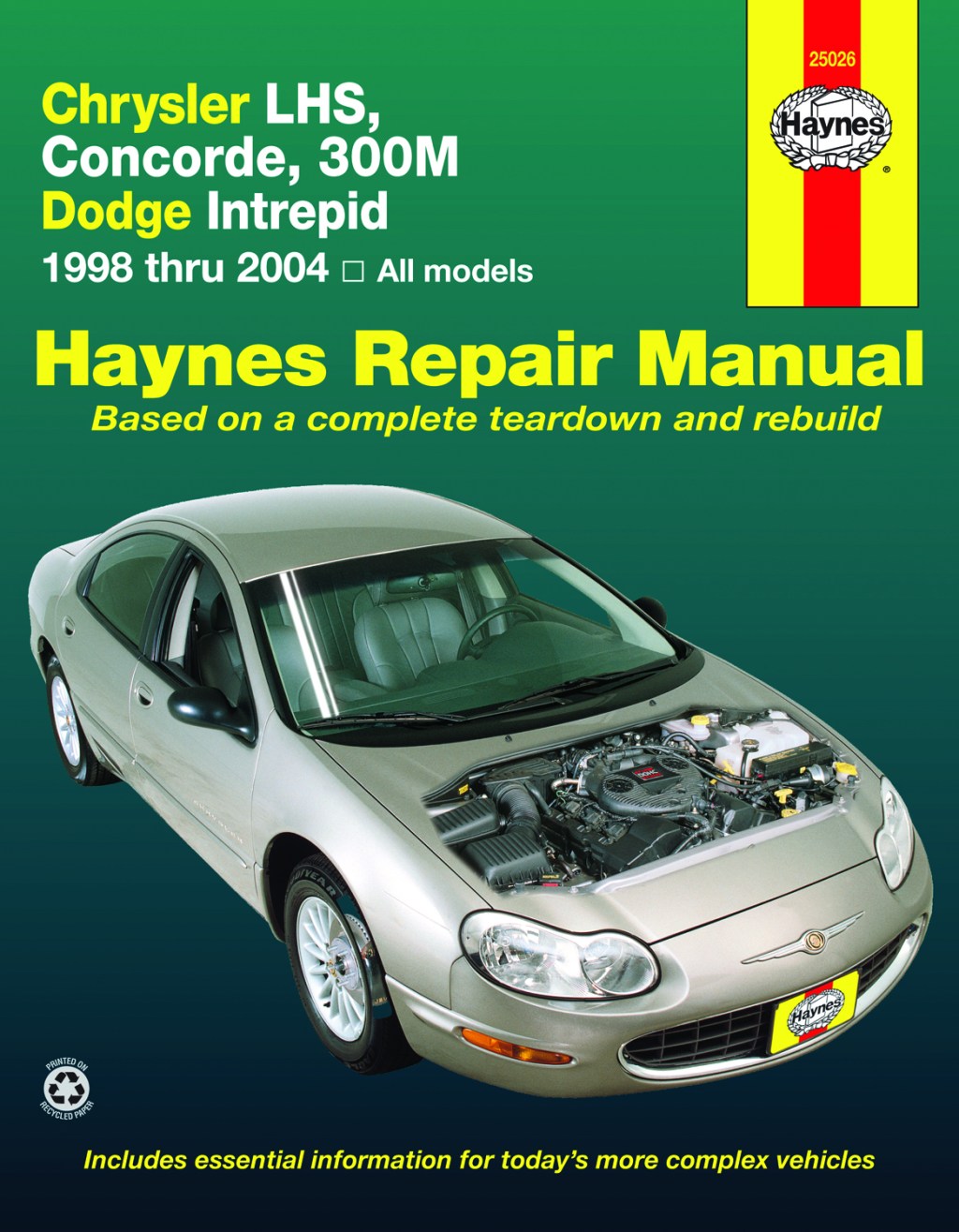 Picture of: Bundle: Chrysler LHS, Concorde, M & Dodge Intrepid (-) Haynes Repair  Manual