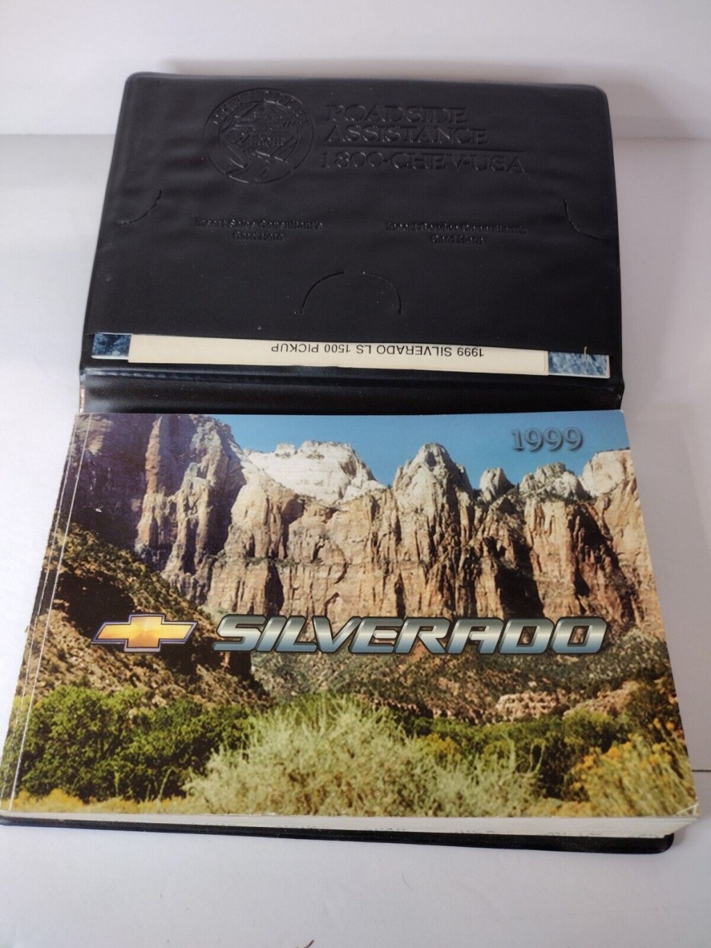 Picture of: Chevrolet Silverado Owners Manual OEM with vinyl Cover, window sticker