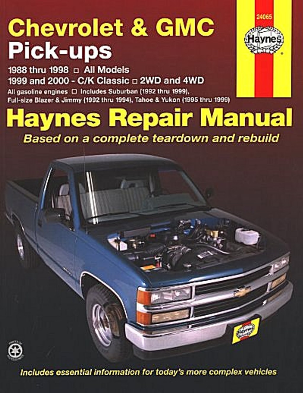 Picture of: Chevy, GMC Pickups, Suburban, Blazer, Jimmy, Tahoe, Yukon, Denali Repair  Manual –