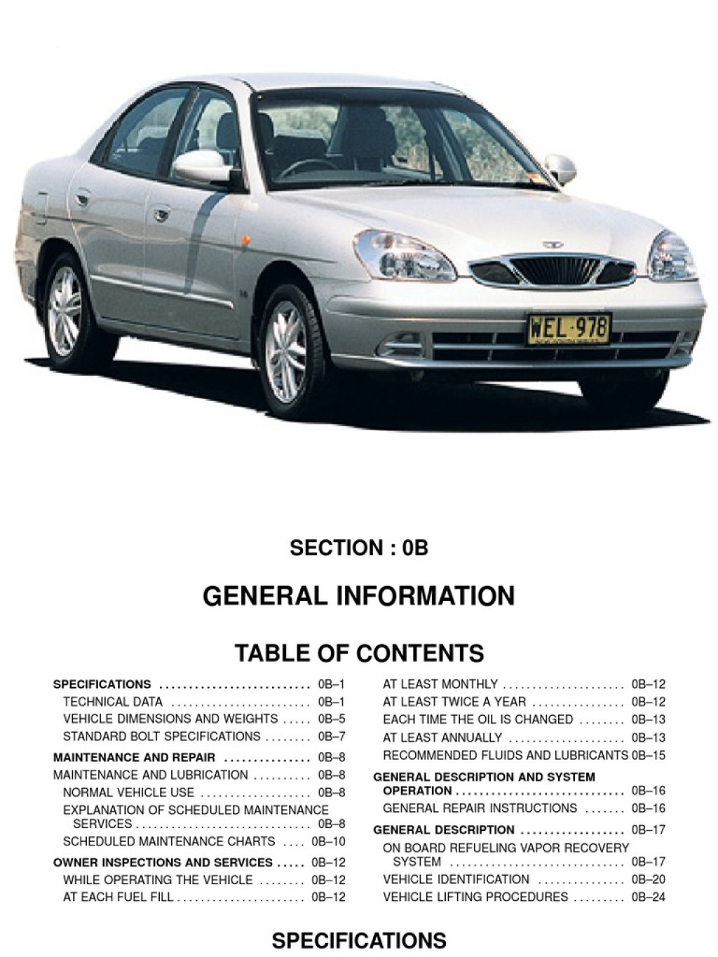 Picture of: – Daewoo Nubira Service Manual  PDF  Internal Combustion