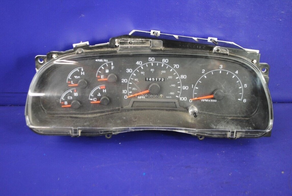 Picture of: – Ford F F SD Instrument Speedometer Cluster MPH Gas K Manual  MT
