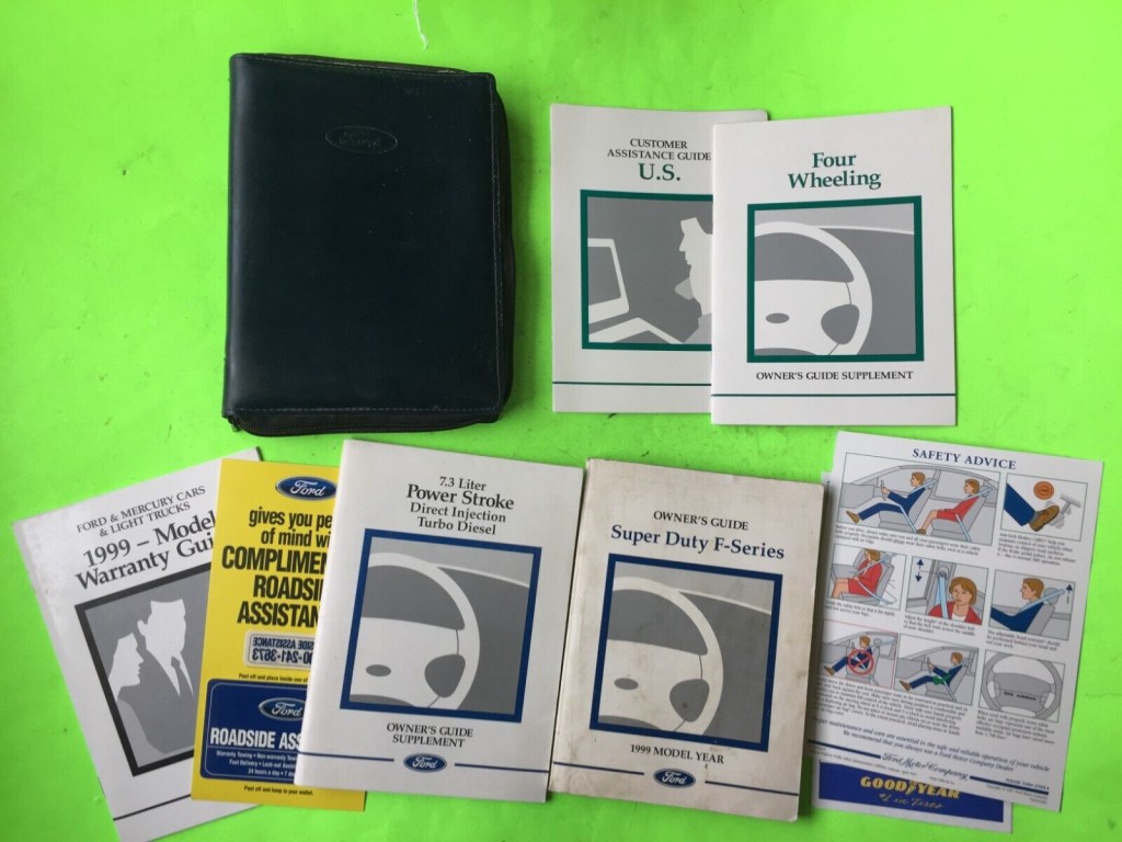 Picture of: FORD SUPERDUTY F F F OWNERS MANUAL BOOK GUIDE OEM