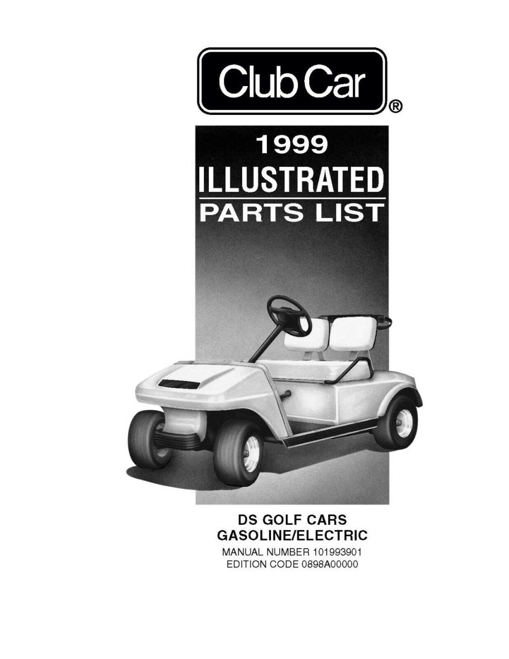 Picture of: Gas-Electric Golf Cart Technical Repair Manual Fits Club