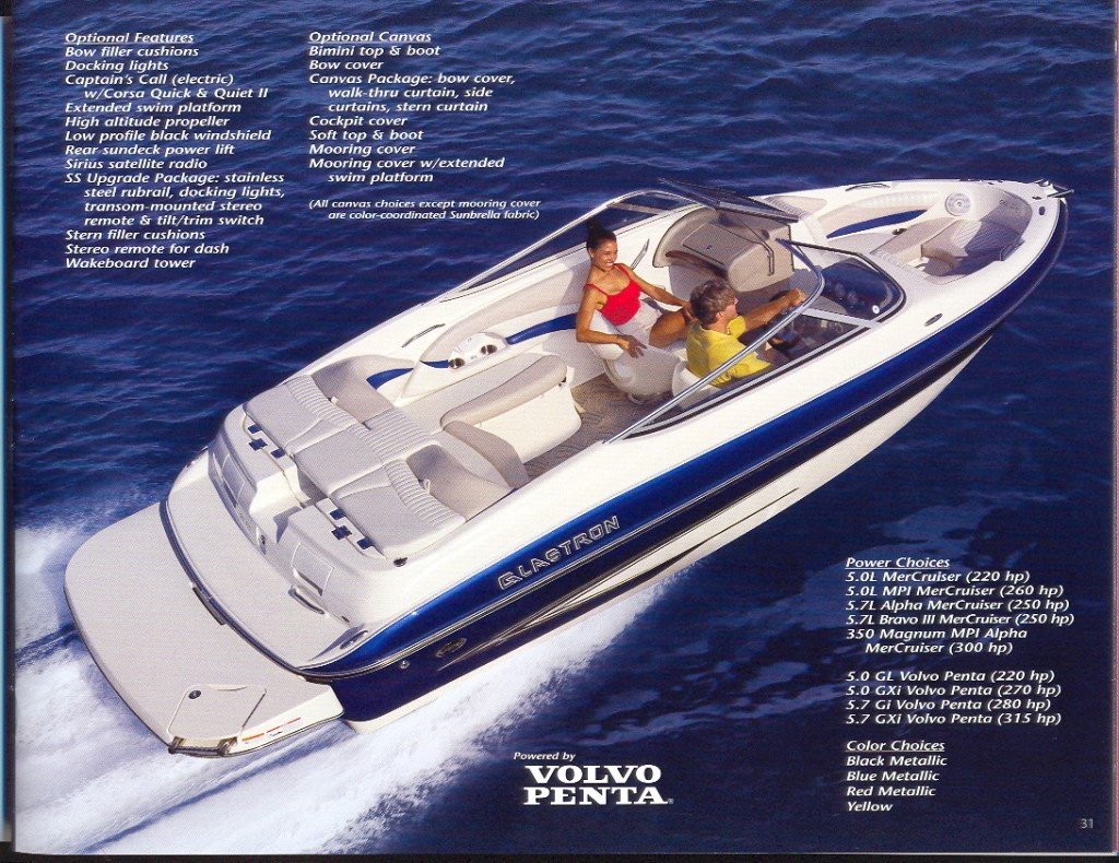 Picture of: Glastron® Boat Catalog, Parts List, & Product Information