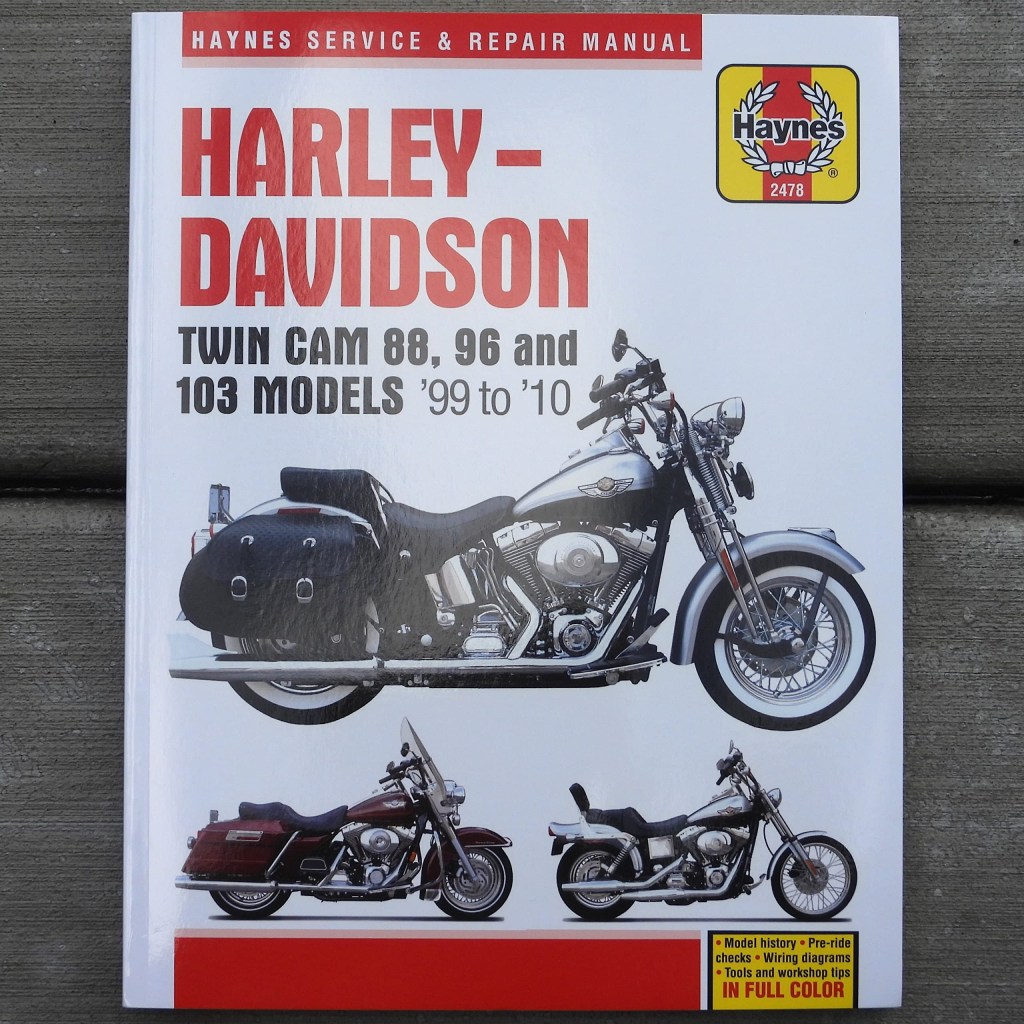 Picture of: – Harley Softail Fatboy Dyna Electra Glide Road King HAYNES SERVICE  REPAIR MANUAL