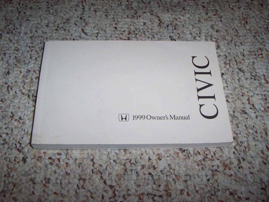 Picture of: Honda Civic Coupe Owner Owner’s Manual User Guide DX HX EX Si