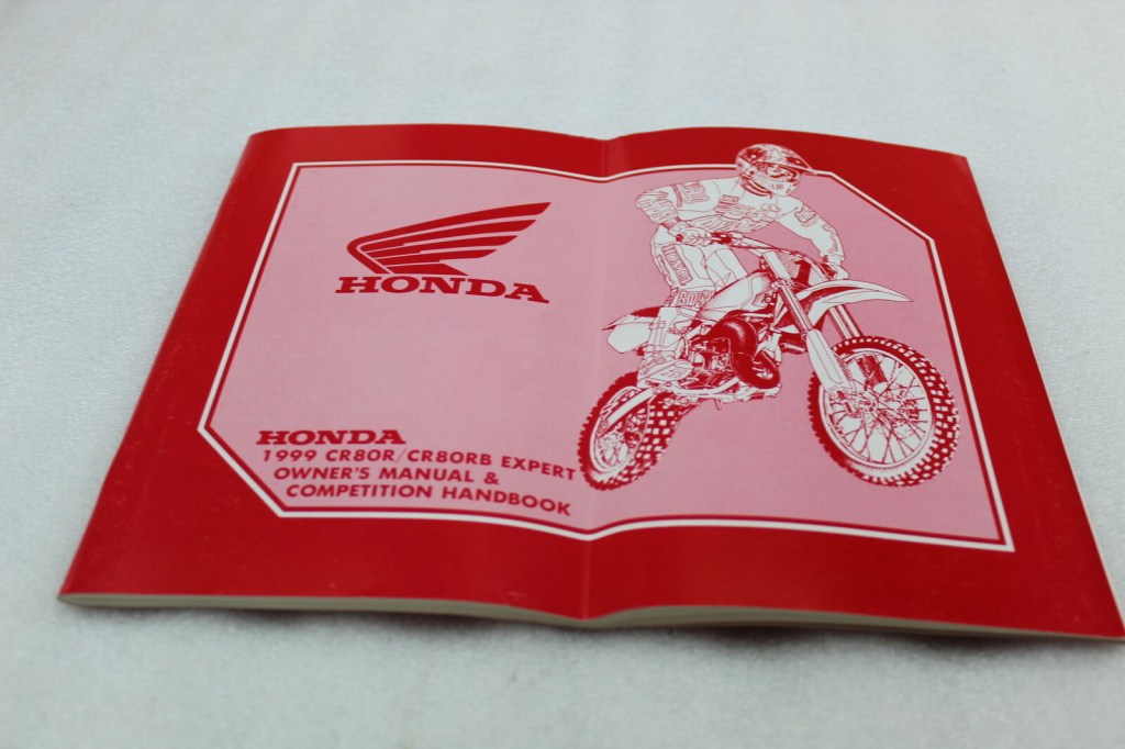 Picture of: HONDA  CRR OEM OWNERS MANUAL