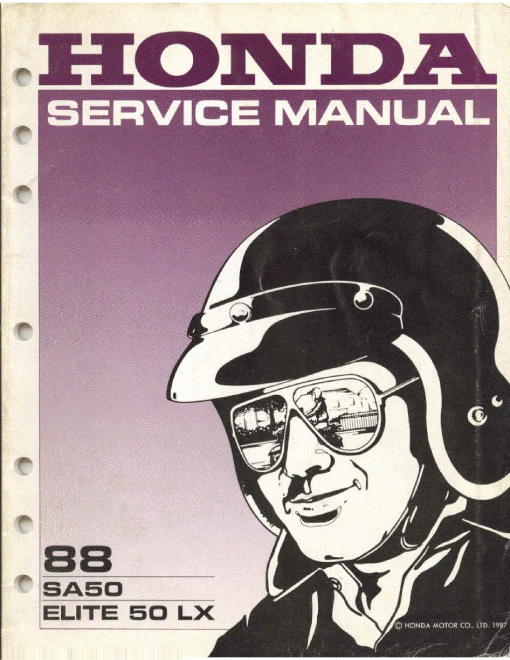 Picture of: HONDA ELITE  LX SERVICE MANUAL Pdf Download  ManualsLib