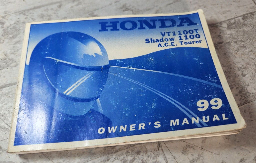 Picture of: Honda Shadow  OEM Owner’s Manual part# MBC