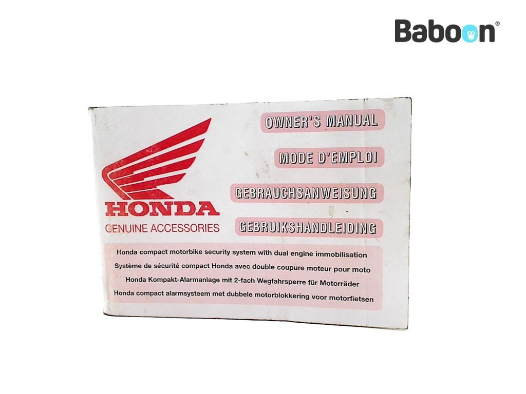 Picture of: Honda ST  Pan European (ST STA) Owners Manual Alarm