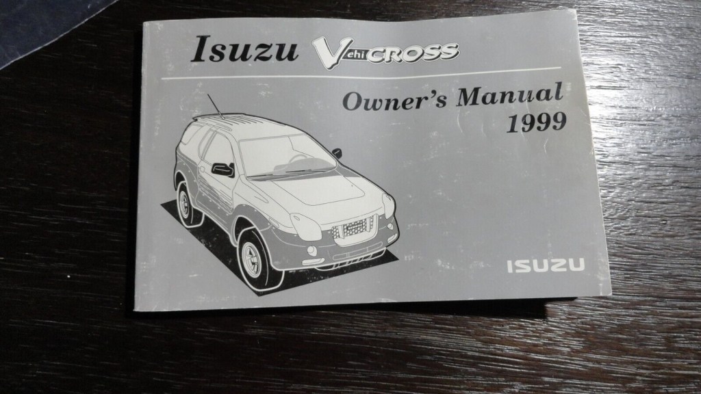 Picture of: ISUZU VEHICROSS OWNERS MANUAL  OEM  eBay