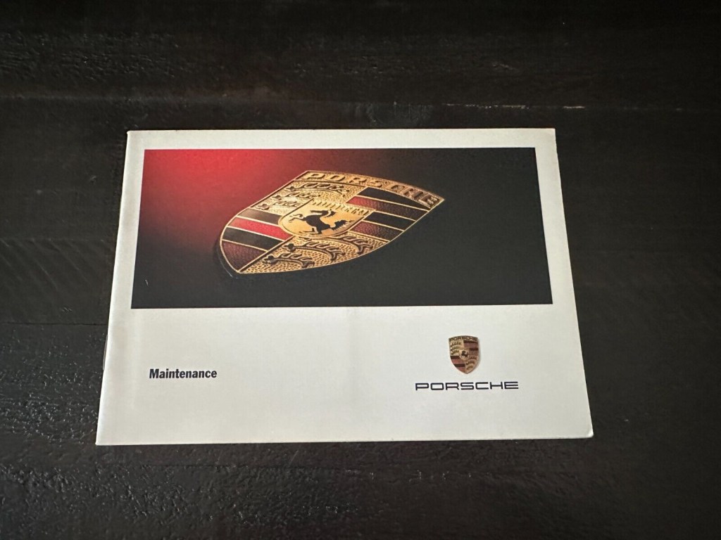 Picture of: Porsche   Boxster Maintenance Owners Manual Original  Factory OEM