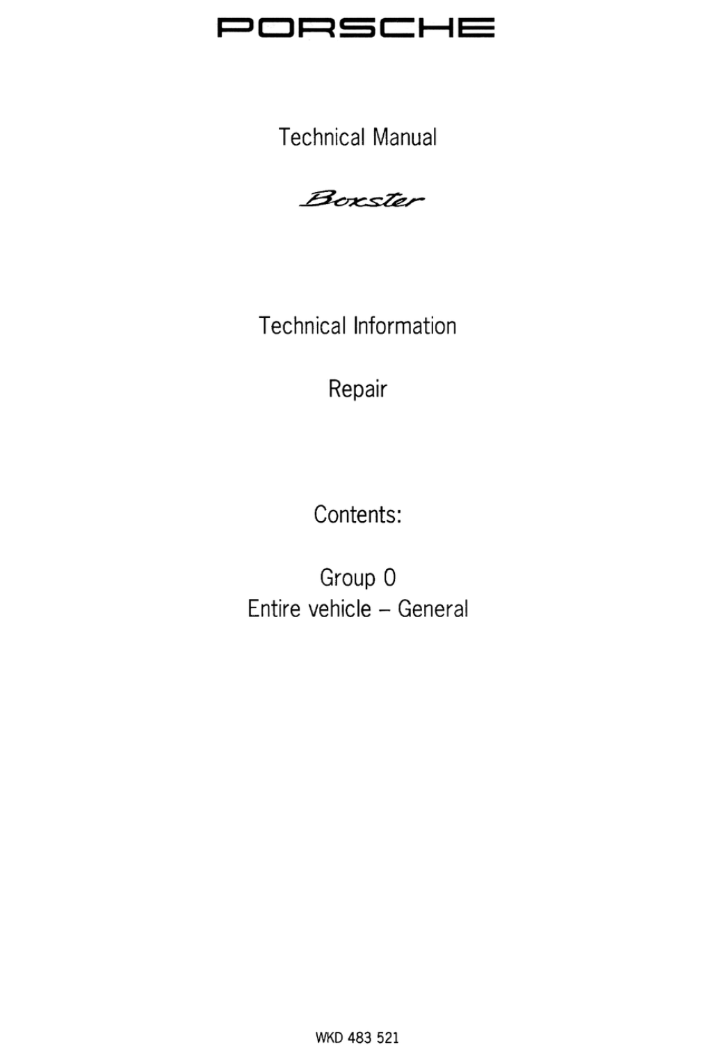 Picture of: PORSCHE BOXSTER  TECHNICAL MANUAL Pdf Download  ManualsLib