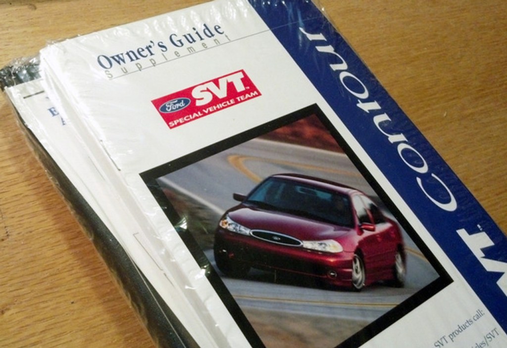 Picture of: SVT Contour Owner Manual and Supplemental Guide